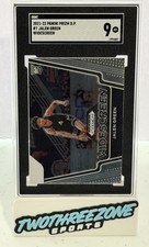 2021-22 Panini Prizm Draft Picks Widescreen Jalen Green #7 Graded SGC 9