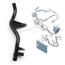 Coolant Water Hose Pipe Fit For VW Golf Jetta Tiguan Audi A3 2.0L 5Q0121070BR