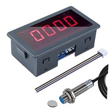 Digital LED Tachometer, Icstation RPM Speed Meter AC 110V 220V Digital Motor