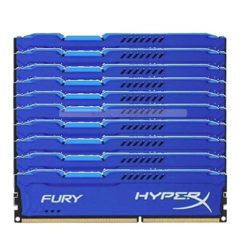 8GB/16GB/32GB/80GB DDR3 1333 1600 1866 MHz DIMM Desktop Memory 240-pin LOT Blue - Picture 5 of 13