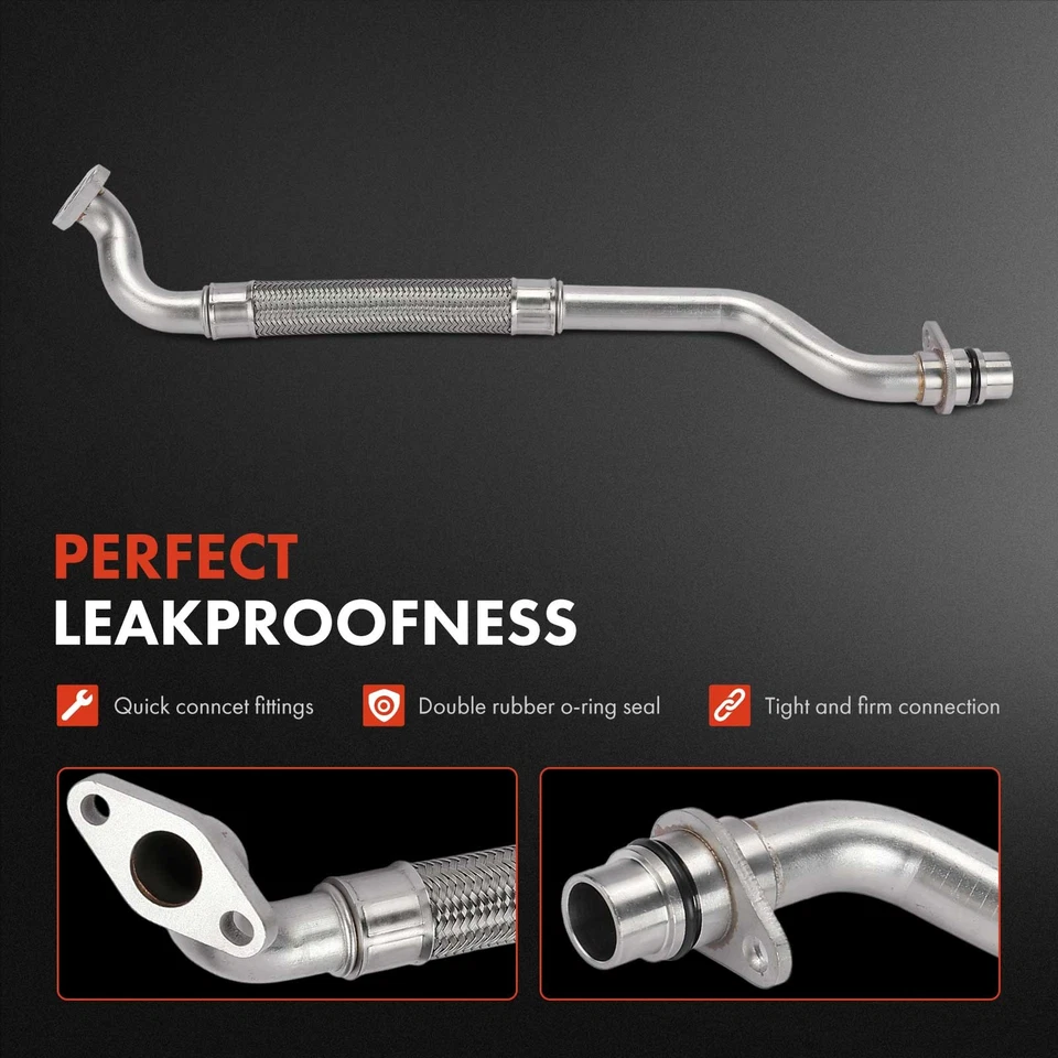 Nueva línea de aceite turbocompresor retorno para Audi A4 2000-2001 A6 2000-2004 S4 78145735E Foto 3 de 4