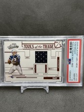 2005 Playoff Absolute Memorabilia Tools of the Trade Tom Brady /100 PSA 8 #TT-93