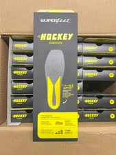 Superfeet Hockey Cushion Insoles - Foam Shoe Inserts for Skates - Size D  M 7-8