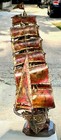 VINTAGE MCM C JERE STYLE MODERNIST TALL SHIP  21" METAL SAILING BOAT SCULPTURE — photo 9
