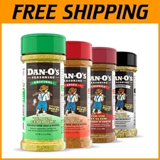 4 Gourmet Seasonings in One Pack: Original, Spicy, Chipotle, and Crunchy 3.5 oz