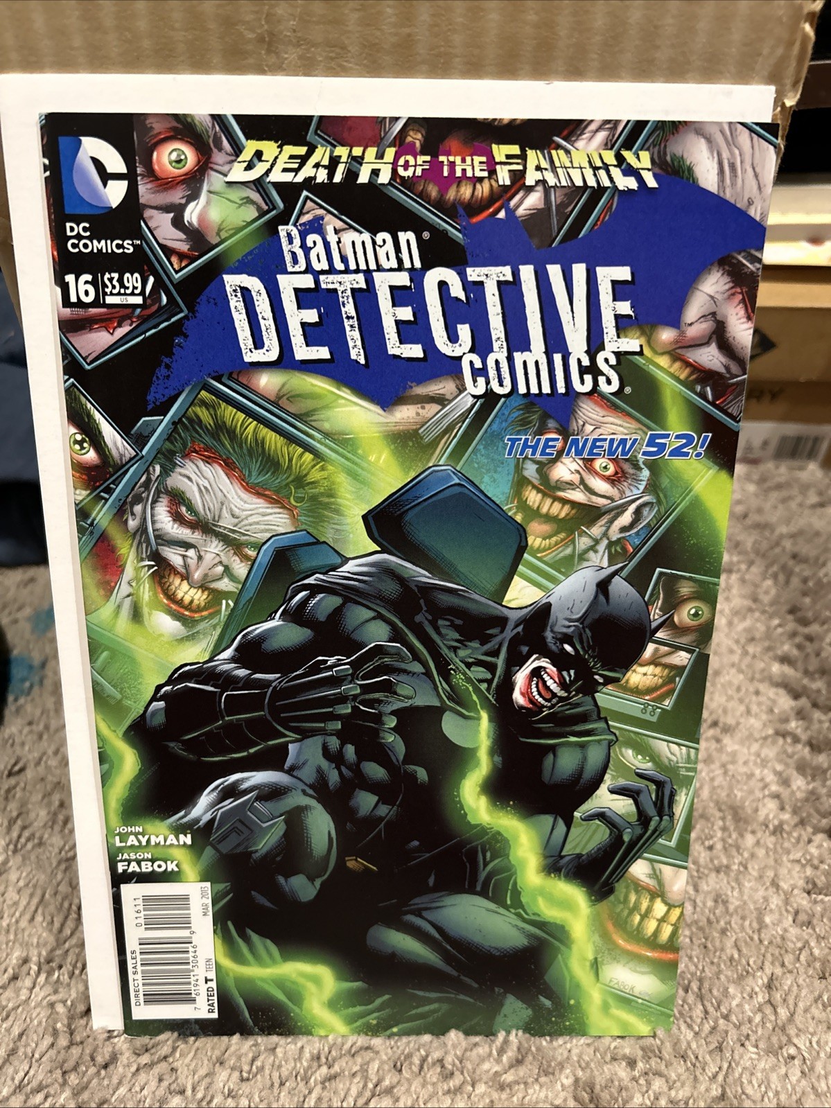 Batman Detective Comics #16-2013-free Shipping-death Of The Family