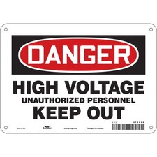CONDOR 479V08 Safety Sign,7 in x 10 in,Aluminum 479V08