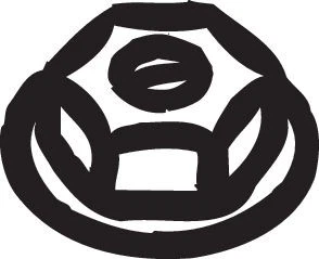 10x NUT EXHAUST MANIFOLD 258-038 FOR VW CADDY/Pickup/� RABBIT/PICKUP SEAT 1.5L - Image 2 of 4