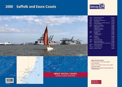 2000 Suffolk and Essex Chart Pack: Lowestoft to River Crouch by Imray Map Book