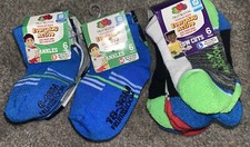 Toddler Boy  s Low Cut Fruit of the Loom Socks, 6 pairs, Choose from S, M or L