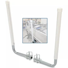 2PCS Boat Trailer 40" Zinc-Plated Guide On Post PVC Poles For Sailboat Trailer