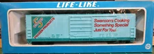 LIFE-LIKE HO CAMPBELL'S SERIES SINGLE DOOR BOXCAR "SWANSON FROZEN PRODUCTS"