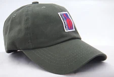 Sharkbait Olive Green 100% Cotton Baseball Cap with Sewn on Label