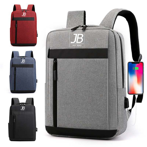 Zaino Uomo Donna Zainetto Borsa Viaggio Scuola Con Presa Ricarica USB  Notebook | eBay