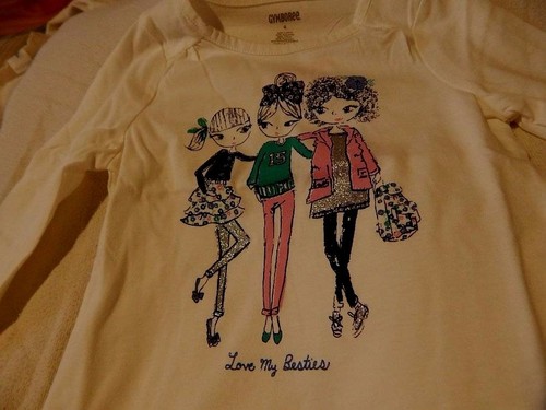 NWT 4 4T GYMBOREE HOP n ROLL LOVE MY BESTIES TOP & LEGGINGS - Picture 2 of 2