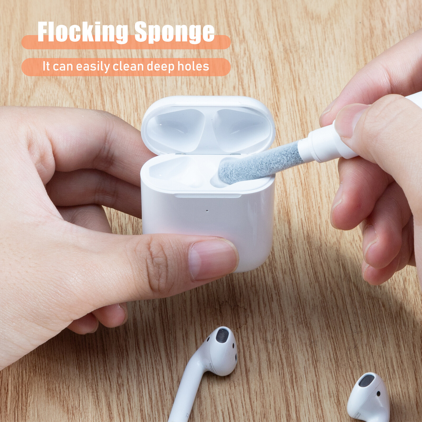 4 in 1 Cleaning Pen for Earphones Multifunctional Headphone Cleaning