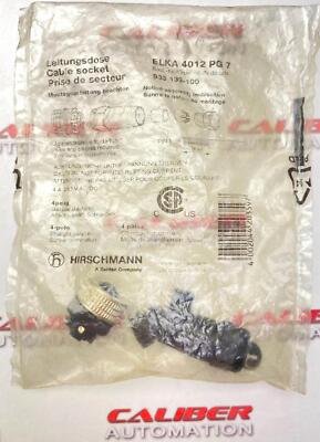 HIRSCHMANN ELKA 40 12 PG 7 Cable Socker (NEW)