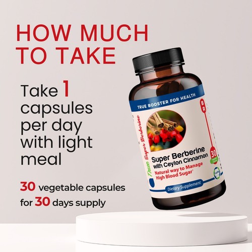 Super Berbérine + Dihydroberbérine - Gélules Puissantes 4250 Mg - Soutient La Santé Sanguine - Naturel & Sans Gluten