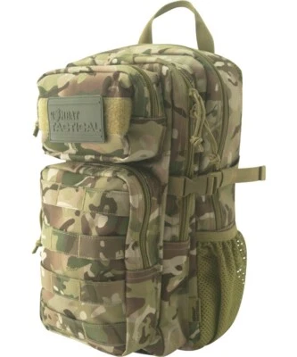 KOMBAT UK Kinder Junior Molle Assault Pack Armee Kadett Rucksack Jungen Camouflage Schultasche Rucksack