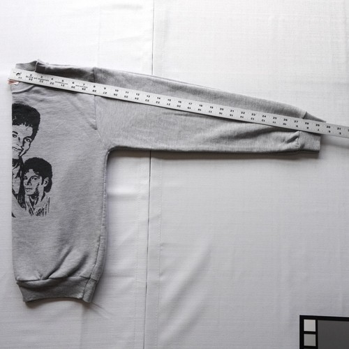 Vintage Michael Jackson Sweatshirt Shirt 80s Kids Large 14-16 Gray Fleece USA - Picture 15 of 17