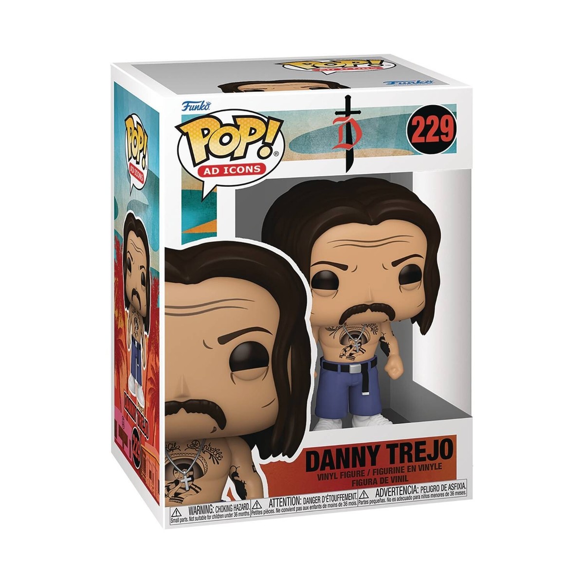 Pop! AD Icons Danny Trejo #229 Vinyl Figure Funko | eBay