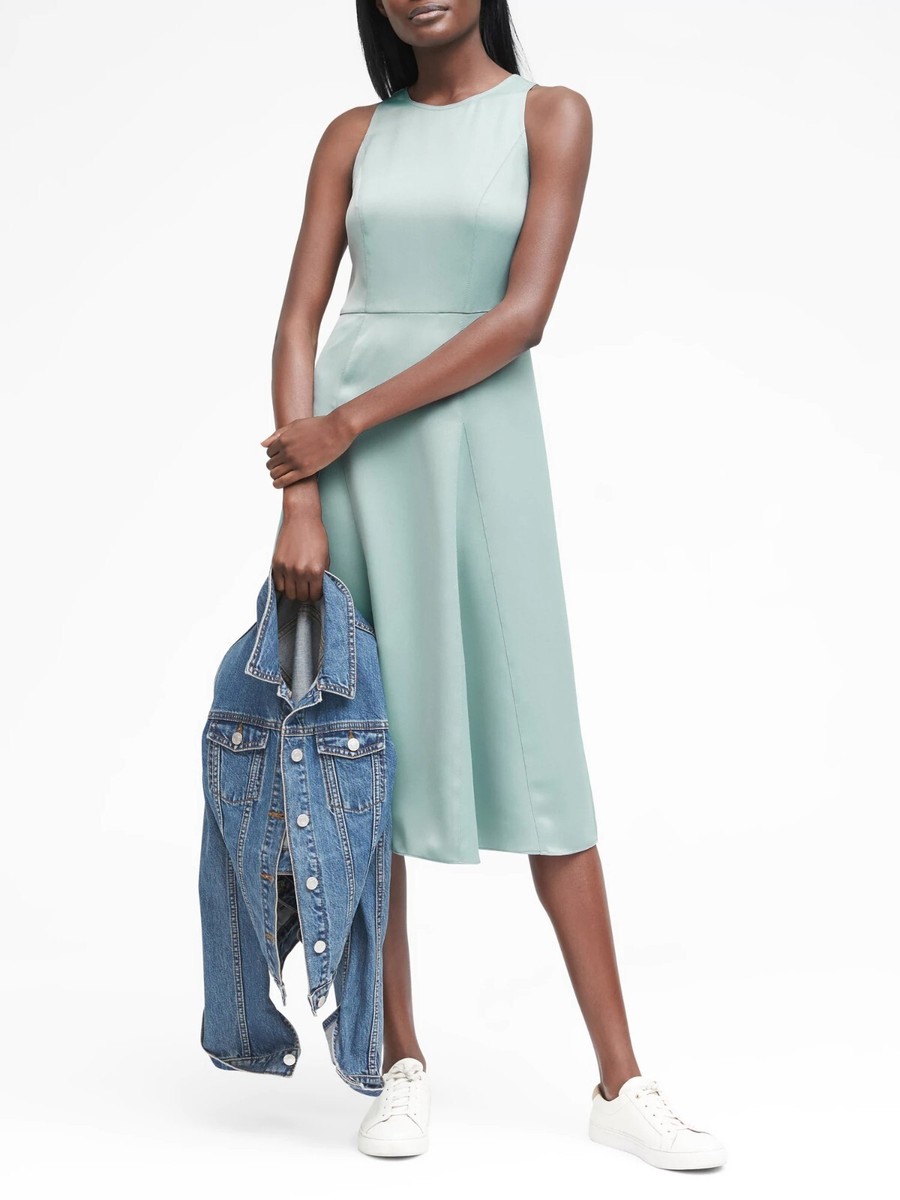 Banana Republic Black Panel Midi Party Work Dress #280995 NWT! 6 Tall 6T |  eBay