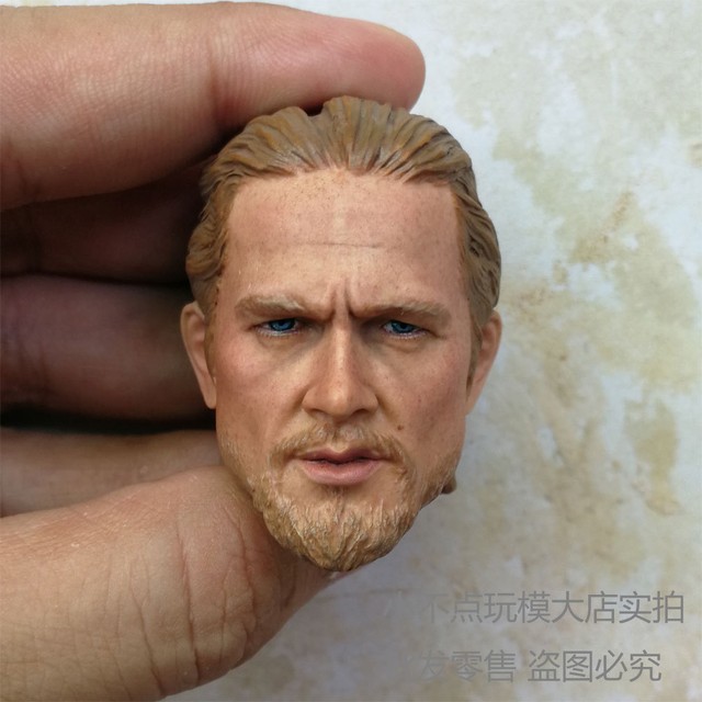 Hot 1 6 Scale Head Sculpt Charlie Hunnam Jax Teller Boss For Sale