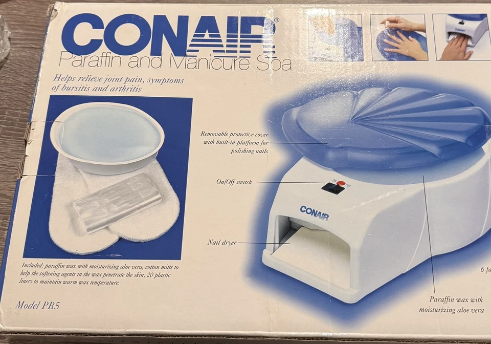 Conair PB5 Paraffin & manicure Spa with Nail Dryer- Open Box - Image 2 of 2