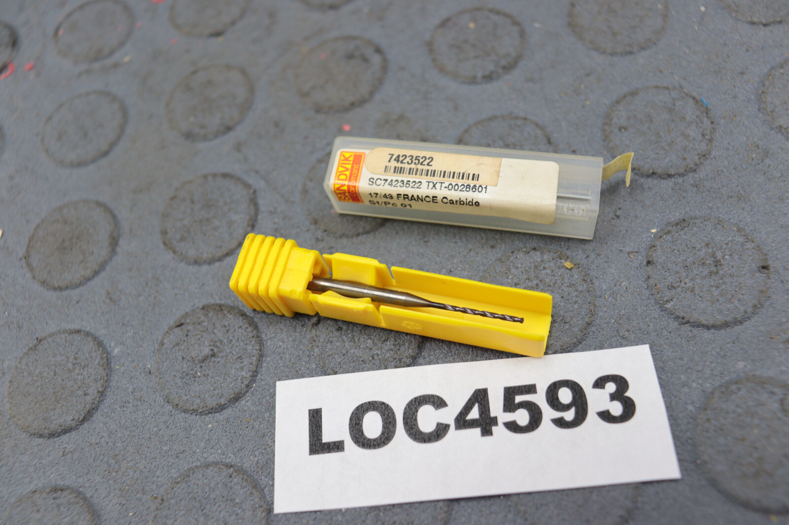 SANDVIK 1/16 CARBIDE DRILL SC7423522 LOC4593