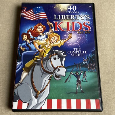 Liberty's Kids Complete Series (DVD 4-Disc Set) Animated Show Education History