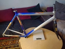 Cadre Cyfac Columbus Altec 2/ Fourche Time Carbone 26''Pro  Steel Barrel Vectran