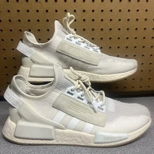 Adidas NMD R1 V2 QUILTED  ALUMINUM Rare! H01252 Size 10 350 NO BOX 
