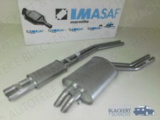 IMASAF Auspuff Mitteltopf+Endtopf für Mercedes SLC Coupe C107 280/350/450 72-81