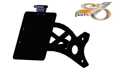 Kennzeichenhalter seitlich, passend für YAMAHA DRAG STAR XVS 1100, + Beleuchtung
