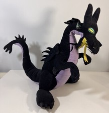 Walt Disney World Sleeping Beauty Maleficent Dragon 18 Inch Plush Sewn Eyes