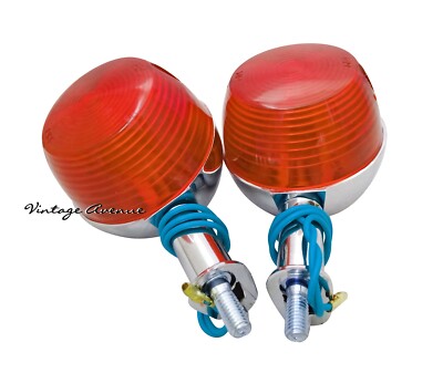 YAMAHA DT1 DT2 DT3 RT1 RT2 RT3 *REAR* TURN SIGNAL LIGHT LAMP 1PAIR X2 12V [C]RED