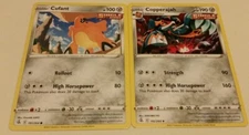 2x Pokémon TCG Fusion Strike: Cufant (191/264) + Copperajah (192/264) - NM