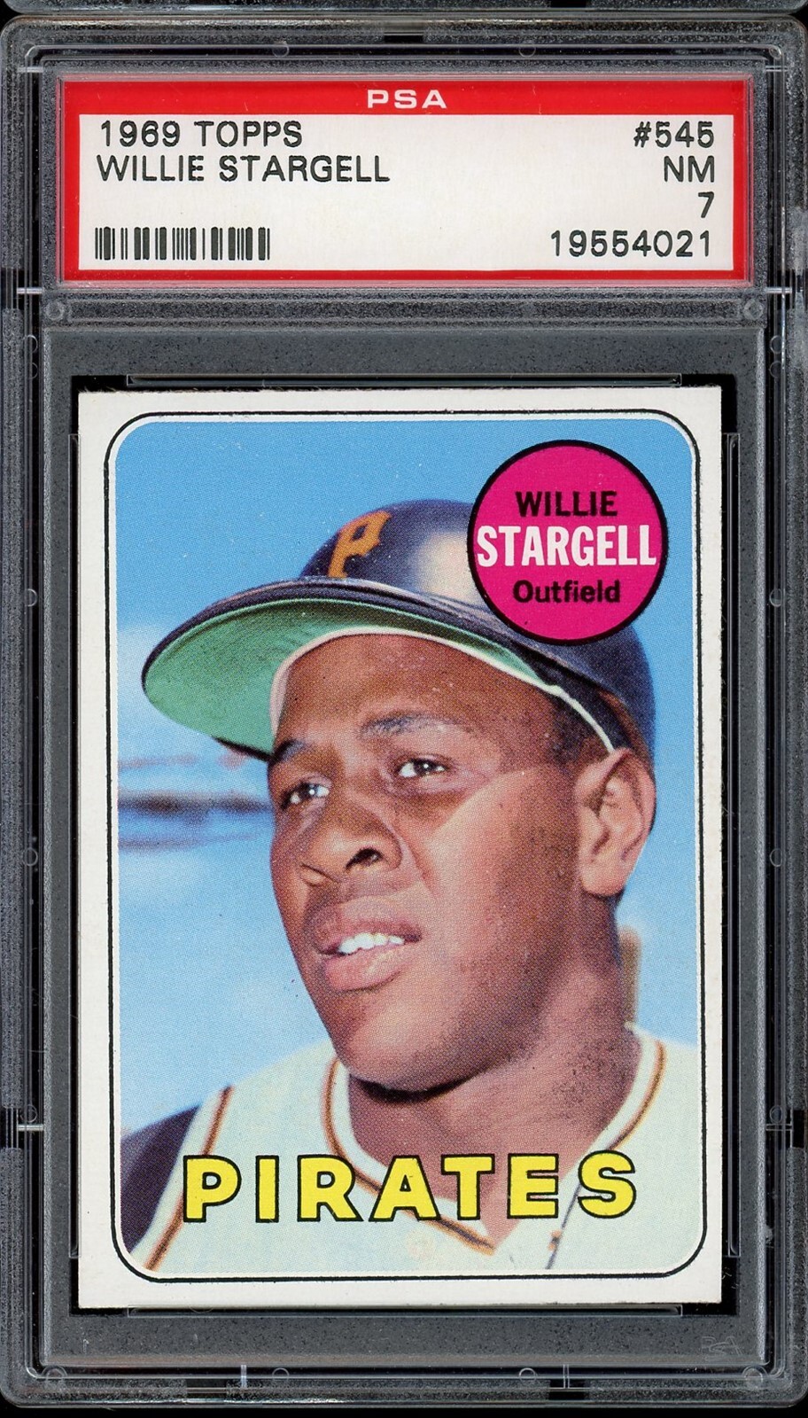 1969 Topps Baseball #545 Willie Stargell PSA 7