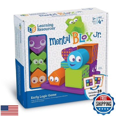 Learning Resources Mental Blox Jr. Early Logic Game - 8 Pieces, Ages 4+ Educa