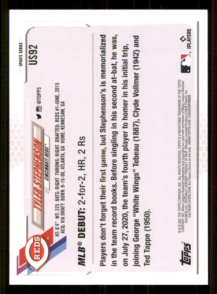 2021 Topps Allen and Ginter Chrome #218 Andrew Vaughn RC - Image 2 of 2