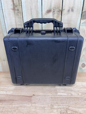 Pelican 1550 Watertight Protector Case Black Good Condition A/B