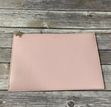 Givenchy Solid Baby Pink Shark Tooth Leather Clutch