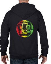 Dub Culture Reggae Full Zip Hoodie - Bob Marley Rasta Festival