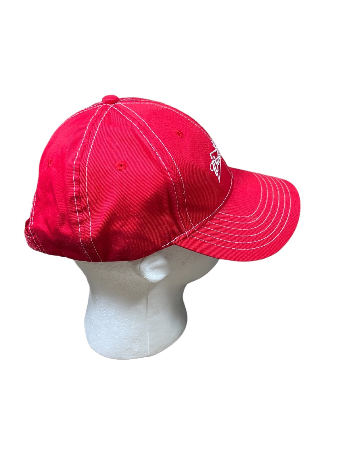 Budweiser Hat Adjustable Baseball Red with White … - image 3
