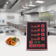 4-Channel Digital Kitchen Timer CAL-4B Restaurant Cooking Reminder Commercial