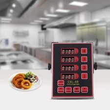 4-Channel Digital Kitchen Timer CAL-4B Restaurant Cooking Reminder Commercial