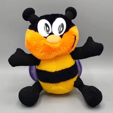 Cadbury Buzz Bar Buzz Bee Plush 8" Stuffed Animal HTF New Zealand Candy Mascot