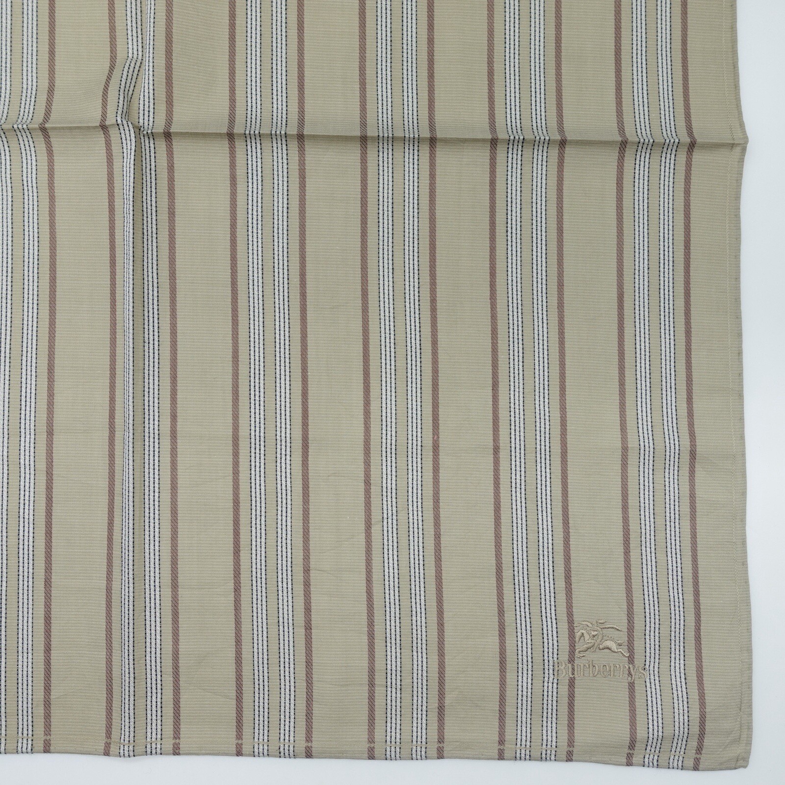 Burberry Light Brown Vertical Pattern Handkerchie… - image 4