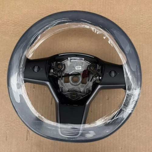 Driver Heated Leather Steering Wheel 1490214-00-B Fit for Tesla Model 3 Y - Picture 11 of 12
