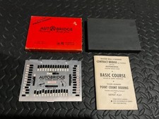 Vintage 1959 Auto Bridge Play yourself Bridge Game - Deluxe Pocket Model No. PB